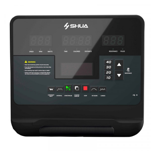 Велотренажер вертикальный SHUA SH-B9100U (LED-дисплей)