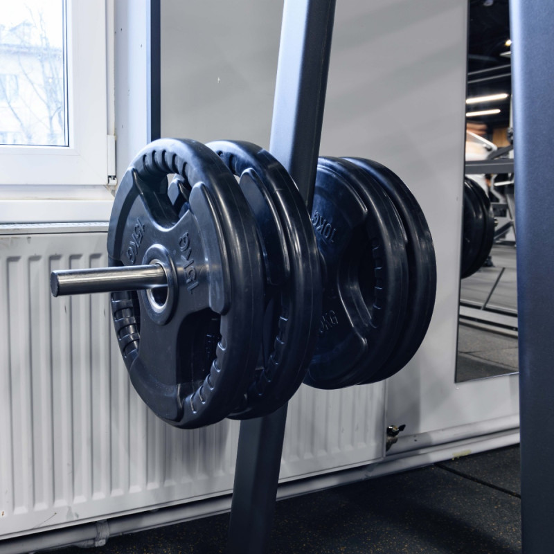 Диск обрезиненный 3 HANDLE черный D51 мм PROFI-FIT