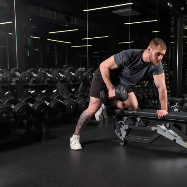 Гантельный ряд силовой (шаг 2,5 кг, 5 пар) 27,5-37,5 кг PROFI-FIT