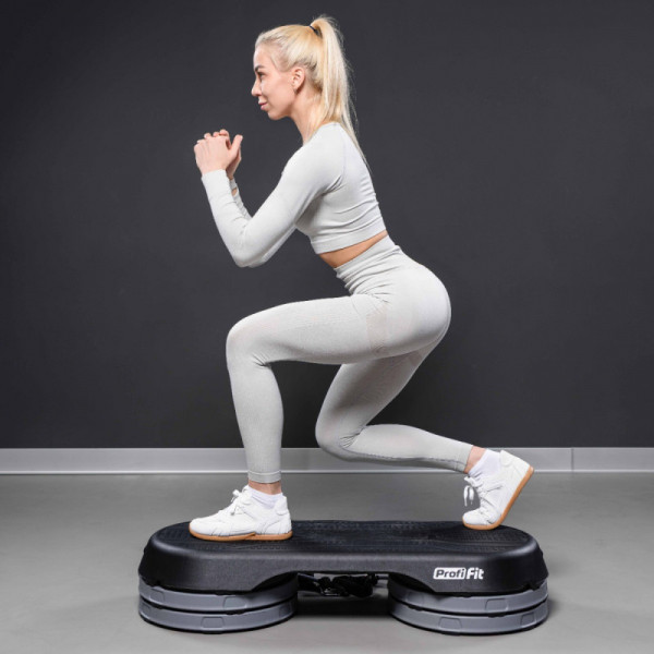 Степ-платформа с эспандерами PROFI-FIT