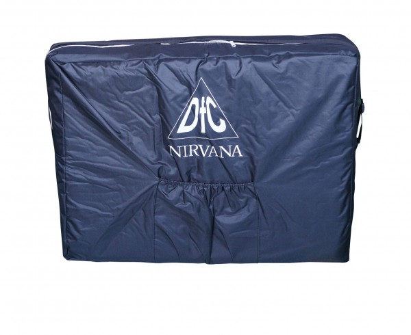 Массажный стол DFC NIRVANA, Elegant, 186х60х4 см, алюм. ножки, цвет оранжевый (Orange)