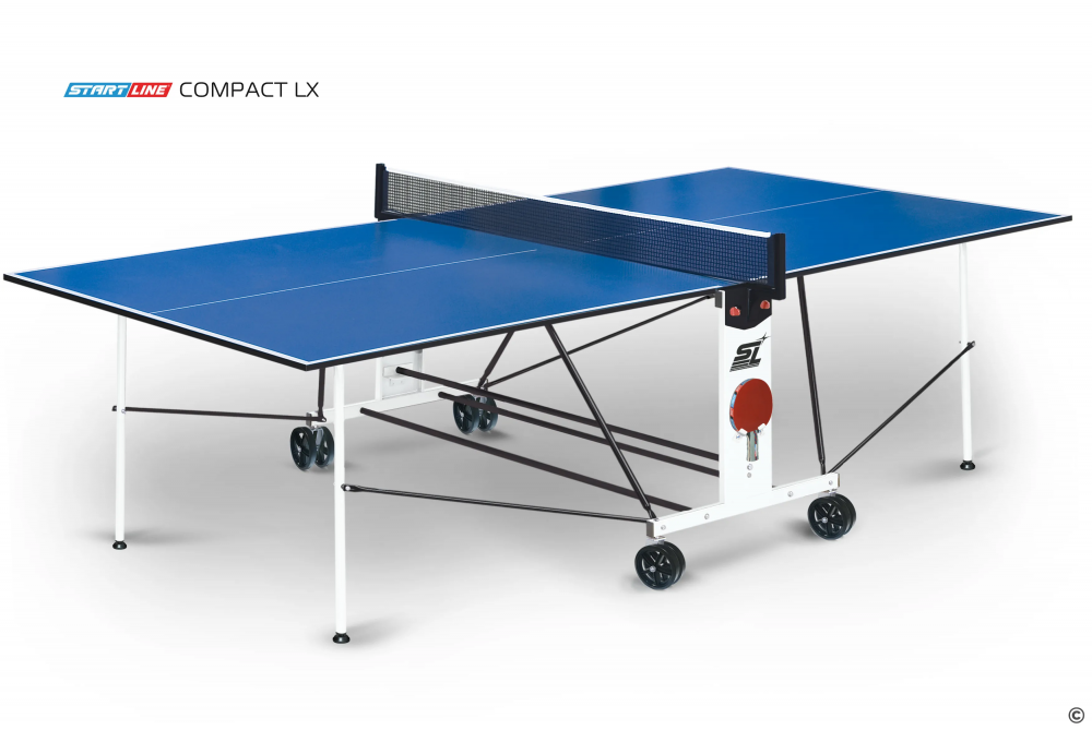 Теннисный стол START LINE COMPACT LX c сеткой Blue