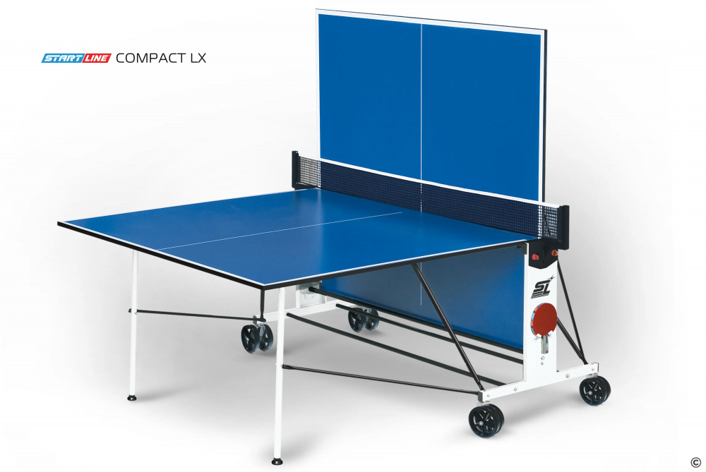 Теннисный стол START LINE COMPACT LX c сеткой Blue