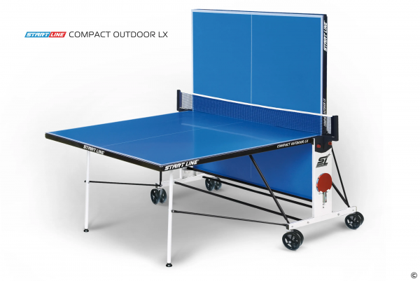 Теннисный стол START LINE COMPACT OUTDOOR 2 LX с сеткой Blue