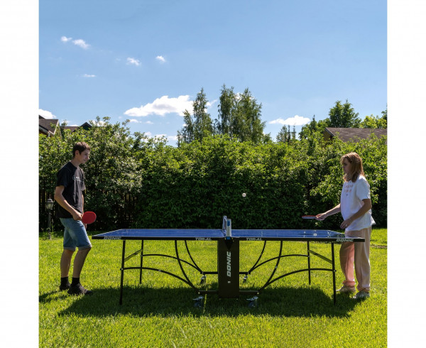 Теннисный стол DONIC Tornado-AL-Outdoor, 4 мм, синий (три коробки)