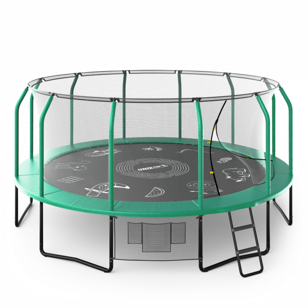 Батут UNIX line SUPREME GAME 16 ft (green)