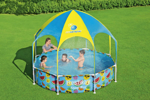 Каркасный бассейн Bestway My First Pool 244х51см с навесом, 1688л