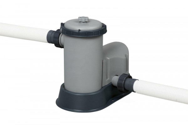 Каркасный бассейн Bestway Power Steel 549x122см "Ротанг" 23062л, фил.-нас. 5678л/ч, лестн., тент, попл.-доз.