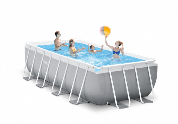 Каркасный бассейн Intex Prism Frame 400х200х100см, 6836л, фил.-насос 2006л\ч, лестница