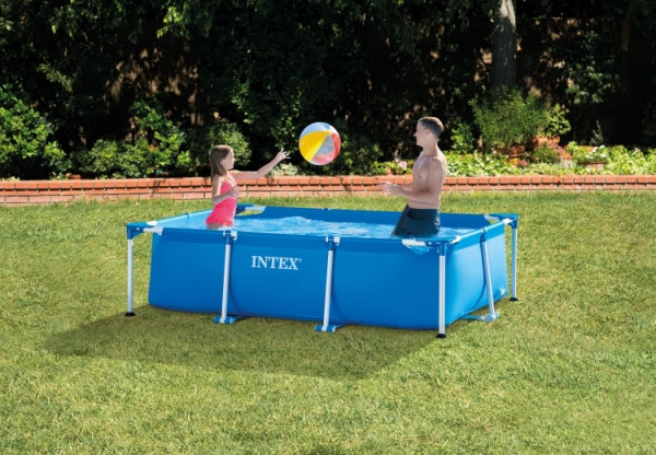 Каркасный прямоугольный бассейн Intex 220х150х60см, 1662л