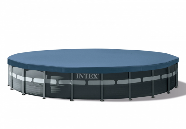 Каркасный бассейн Intex Ultra XTR Frame 732х132см, 47241л, песч.фил.-нас. 10500л/ч, лестница, тент, подстилка