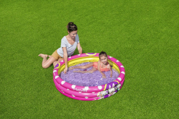 Детский надувной бассейн Bestway 122x25см "Minnie Mouse" 140л, от 2 лет