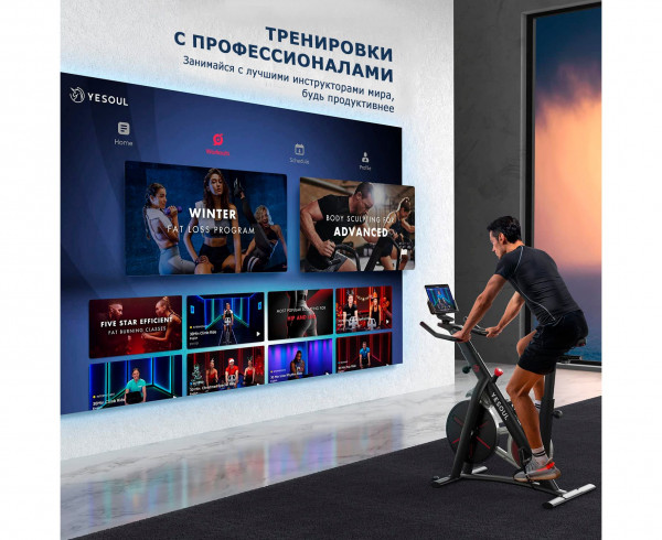 Велотренажер DFC Yesoul BS3-W белый