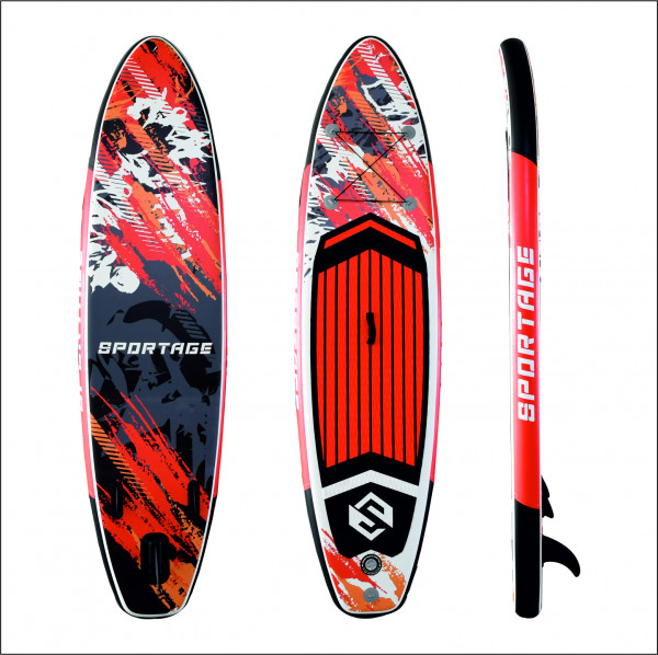 SUP-доска для плавания Drive, 320*80*15 см + 4 аксессуара, до 150 кг Sportage