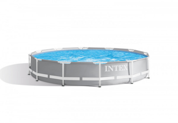 Каркасный бассейн Intex Prism Frame 366х99см, 8592л, фил.-насос 2006л/ч, лестница