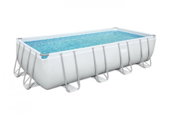 Каркасный бассейн Bestway Power Steel 549х274х122см, 14812л, фил.-насос 5678л/ч, лестница, тент, попл.-доз.