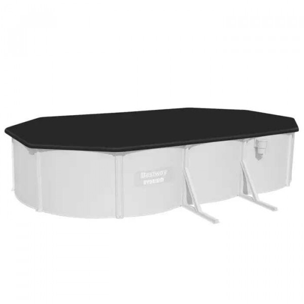 Стальной бассейн Bestway Hydrium 610х360х120см, 19929л, песч.фил.-нас 5678л/ч, лестн, тент, подст, попл.-доз (56369 BW)
