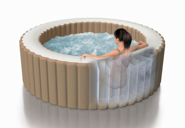 СПА-бассейн Intex 165/216х71см "Bubble Massage" 1098л., круглый, аэромассаж (28428)