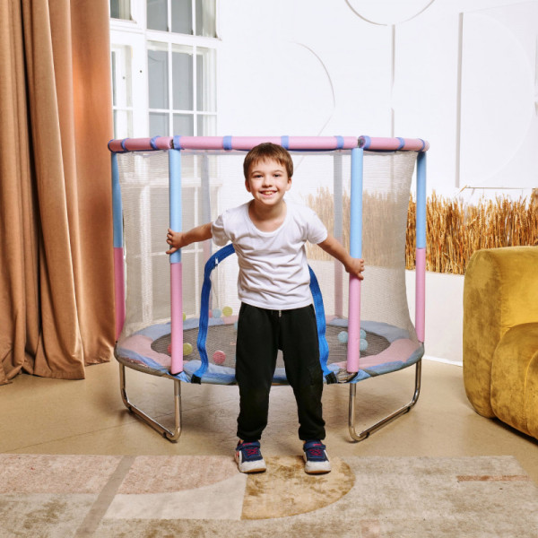 Батут DFC A.KOU KIDS 55 дюймов с сеткой