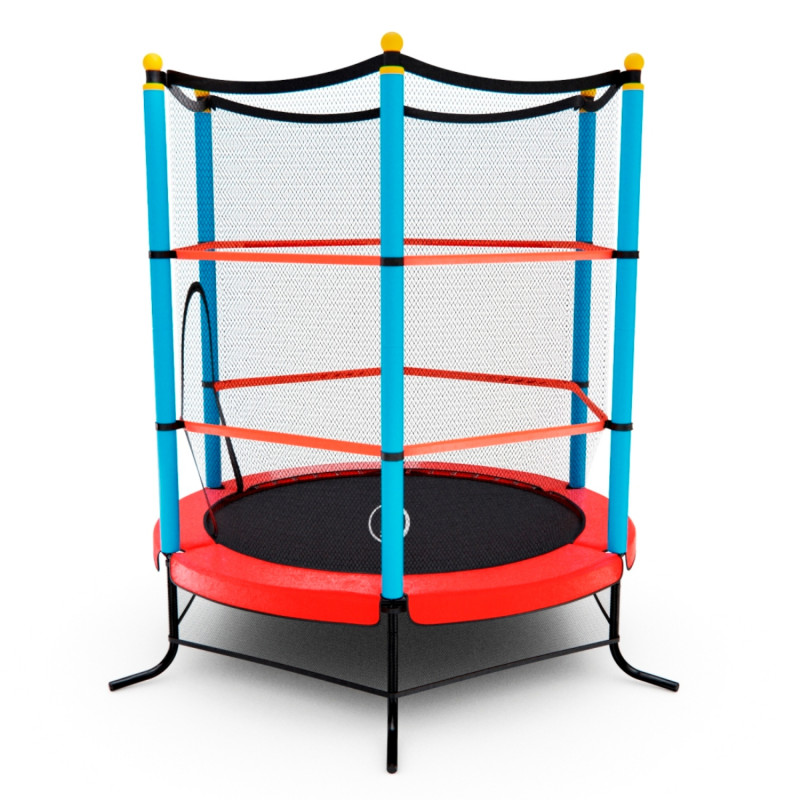 Батут DFC SMRKIDS 55 дюймов с сеткой RED