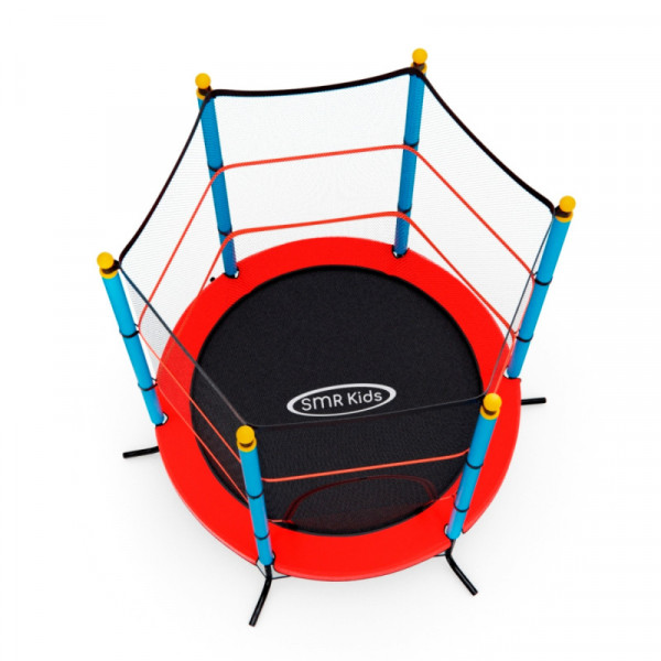 Батут DFC SMRKIDS 55 дюймов с сеткой RED