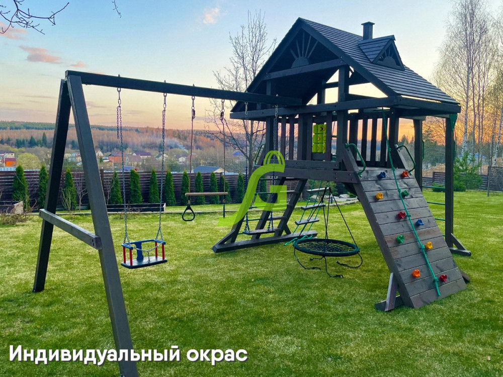 Детская площадка IgraGrad Крепость Фани с рукоходом (Дерево)
