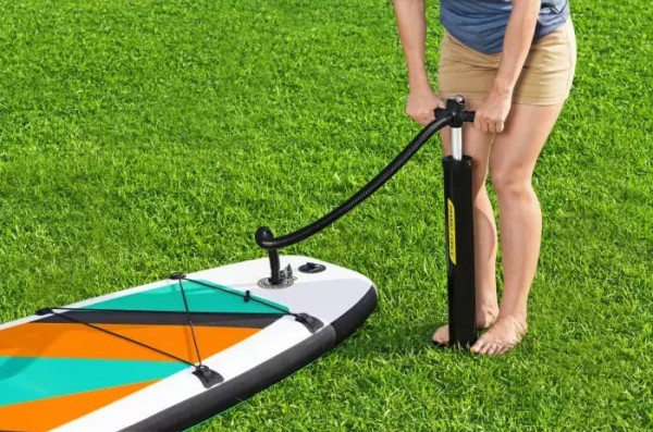 SUP-доска "Breeze Panorama" 305x84x12см, насос, весло, лиш, ремнабор, сумка, до 110кг
