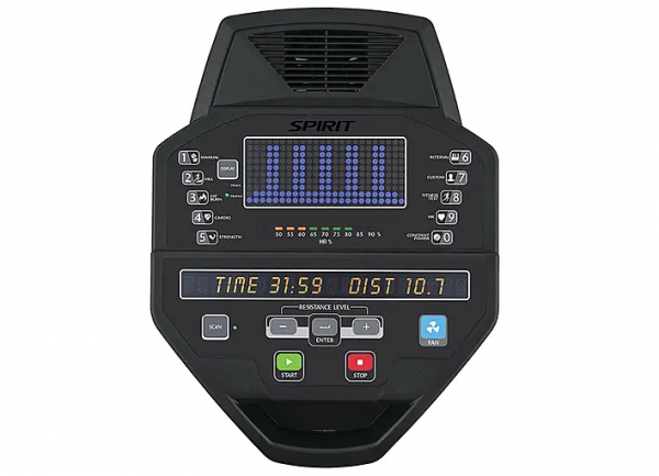 Эллиптический тренажер SPIRIT CE850 (Graphite gray)