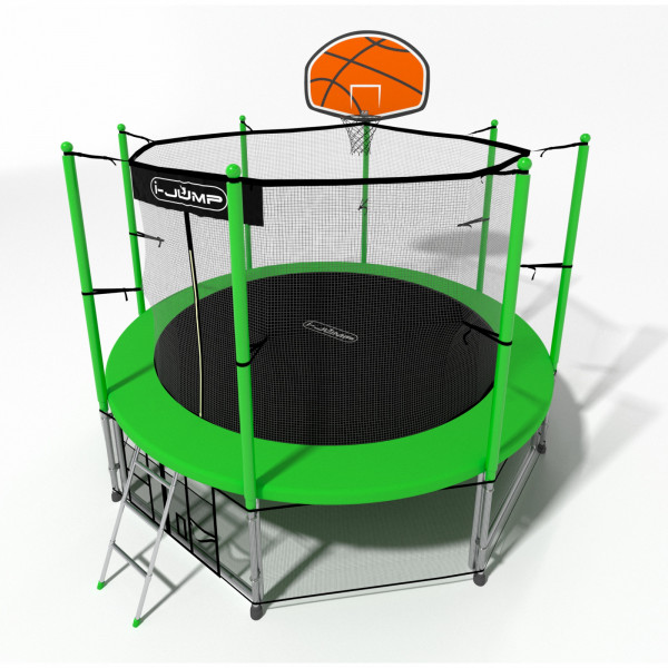 Батут i-Jump Basket 14ft green