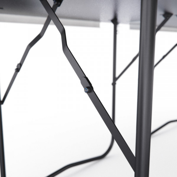 Теннисный стол DFC TORNADO Cyclone для помещения, складной (синий)