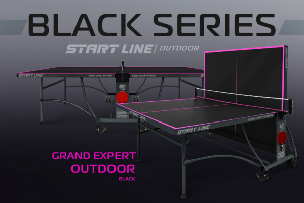 Теннисный стол Grand EXPERT 6 Всепогодный Black