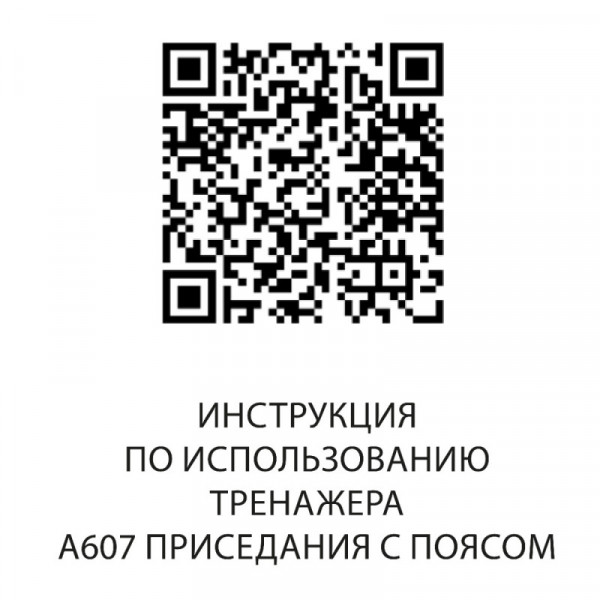 Приседания с поясом DHZ A607