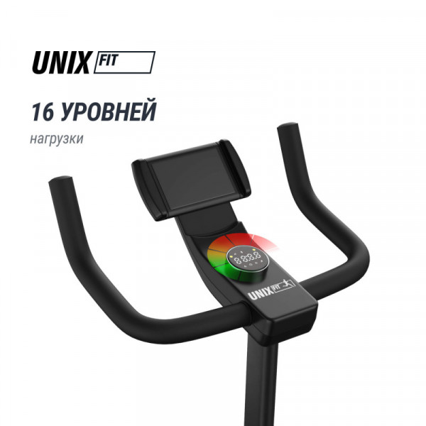 Велотренажер генераторный UNIX Fit BL-380E Wood