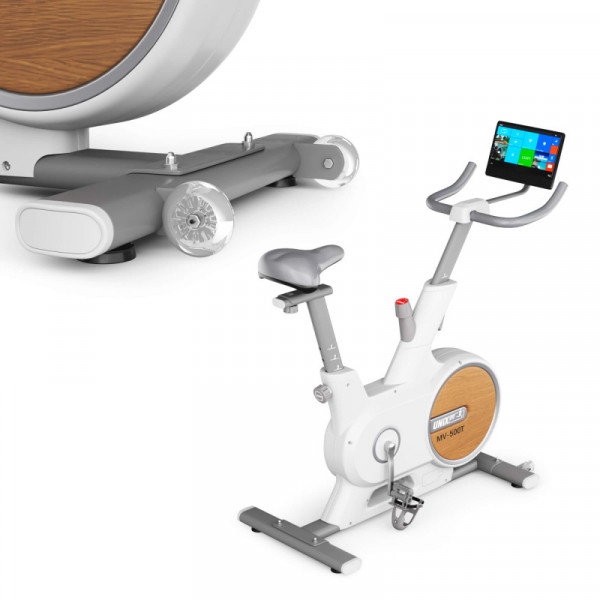 Велотренажер UNIX Fit MV-500T (15,6 TFT') Wood