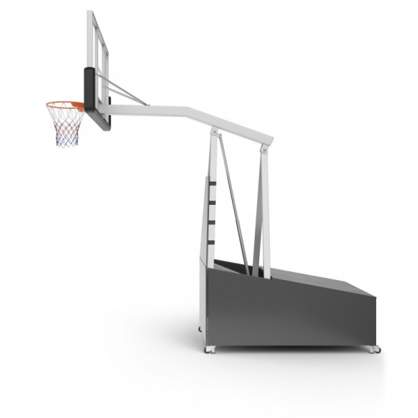 Баскетбольная стойка UNIX Line B-Stand-TG PRO 72"x42" R45 H120-305 см