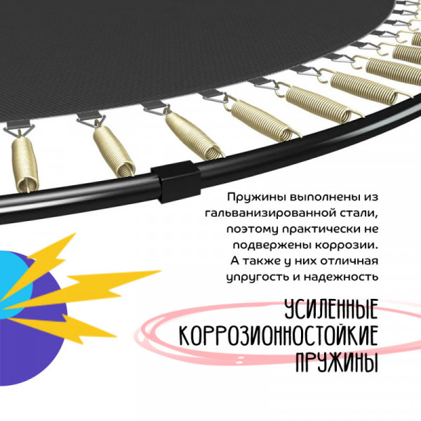 Батут с защитной сеткой KedaJump Jumpinator 16FT