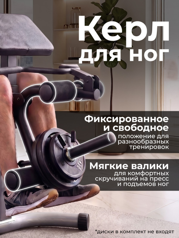 Скамья силовая универсальная DFC SPORTSOUL SBE2Q3100301